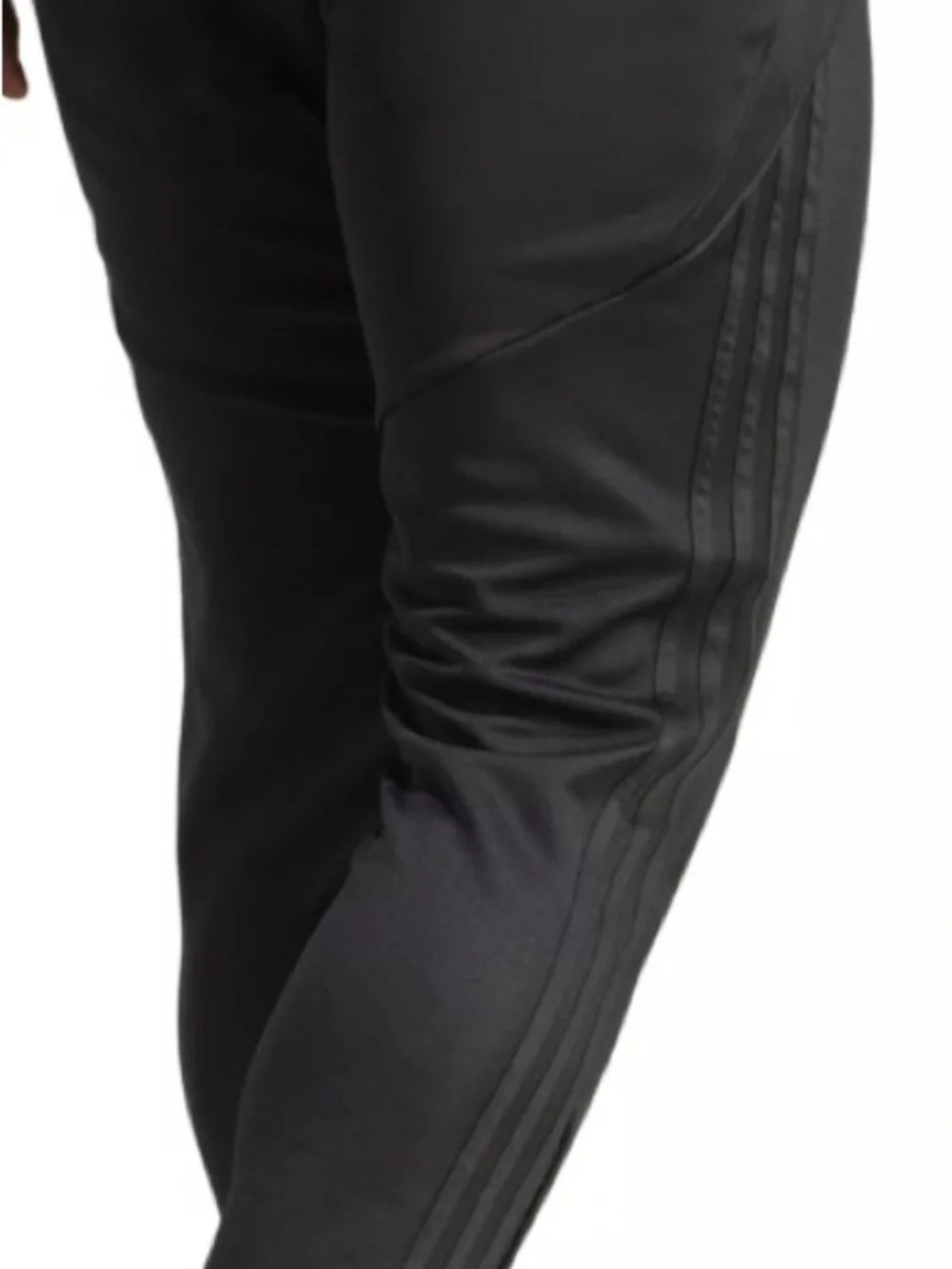 adidas Men’s Black Athletic Joggers with Subtle Paneling size small